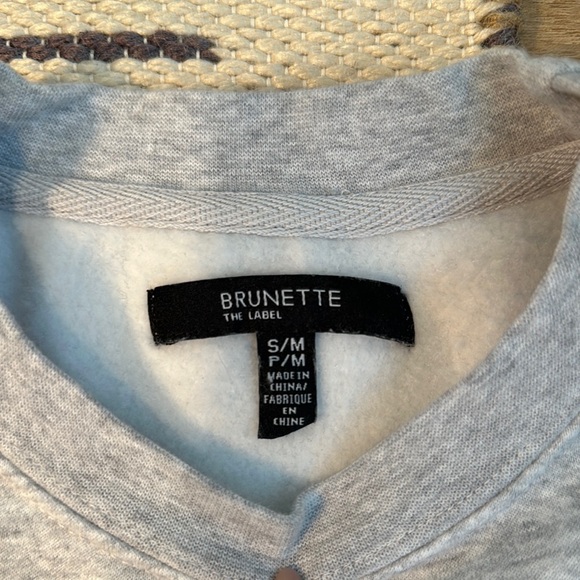 Brunette The Label Grey Sweater - Picture 2 of 7